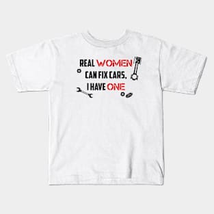 Real car women Kids T-Shirt